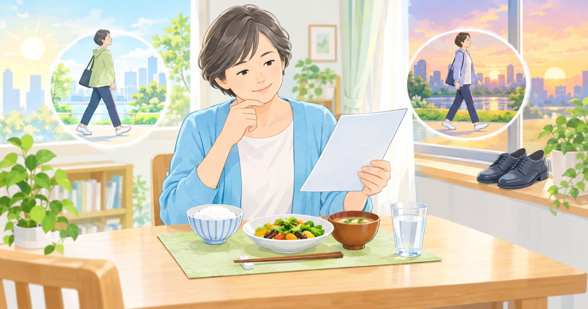 健診で境界型と言われた50代へ｜前糖尿病の意味と生活習慣