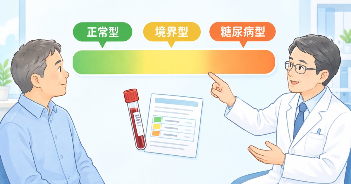 前糖尿病と境界型はどう違う?健診の数値から分かること